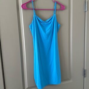 Bright Blue Mini Dress